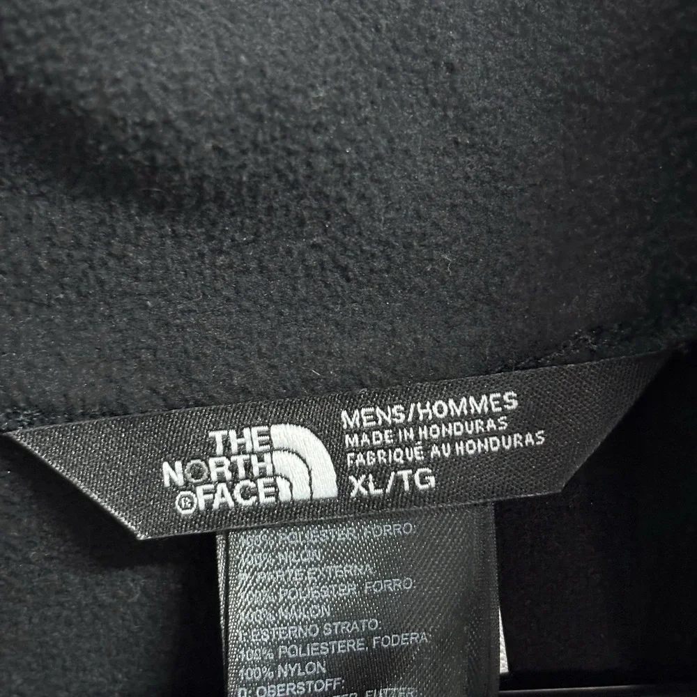 The North Face Fleece 1/4 Zip Mens XL Long Sleeve Black Pullover Jacket